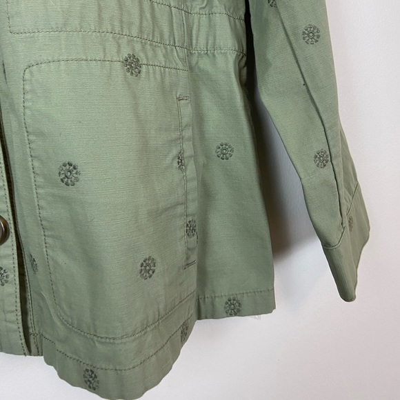 NWT Talbots SAFARI JACKET EMBROIDERED SAGE size Large - Picture 12 of 14